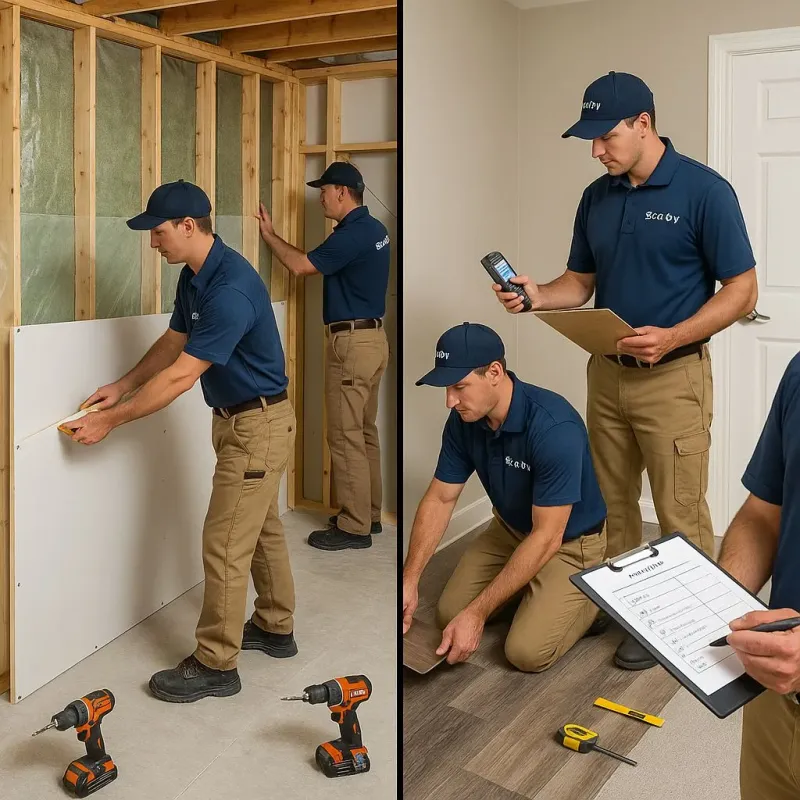 Repairs and Reconstruction process in Hill Country Village, TX