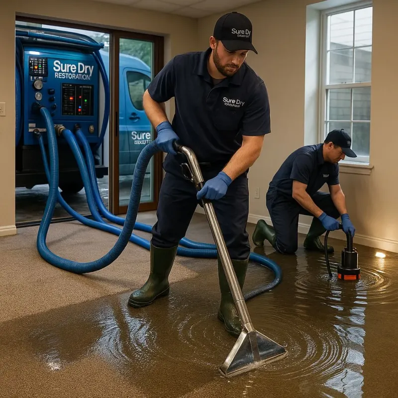 Water Extraction and Removal process in Hill Country Village, TX